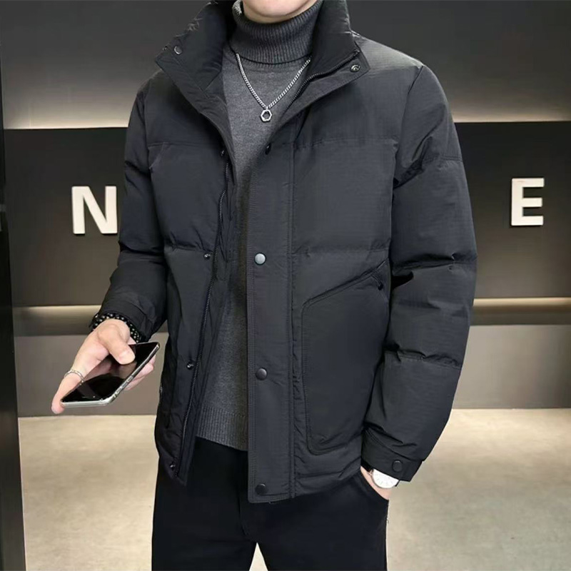 冬季御寒保暖男士百搭时尚运动潮流帅气短款修身棉外套726-6801 