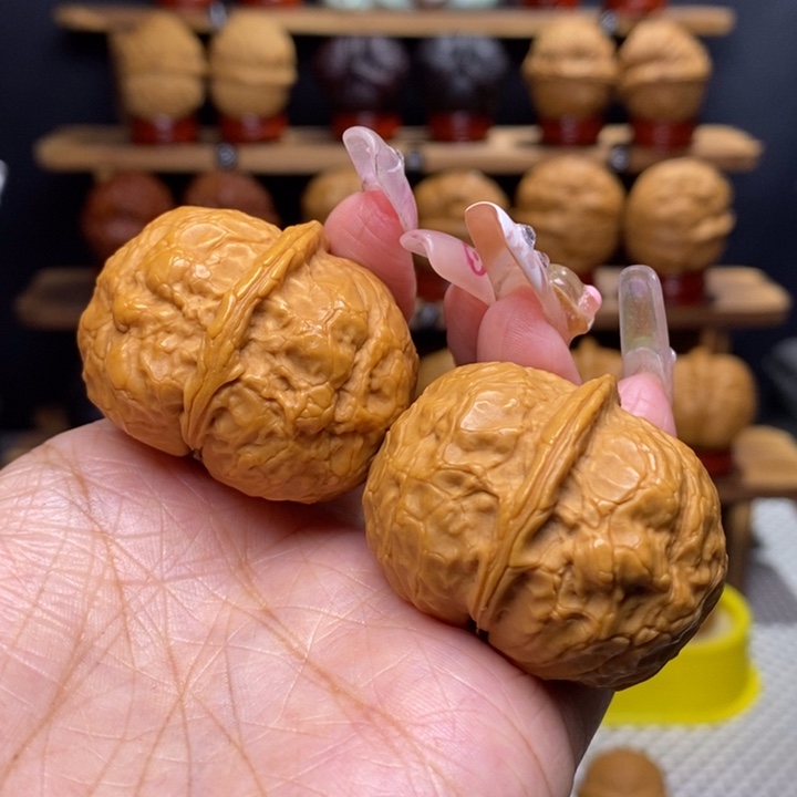 文玩核桃把件鲲鹏元宝28号