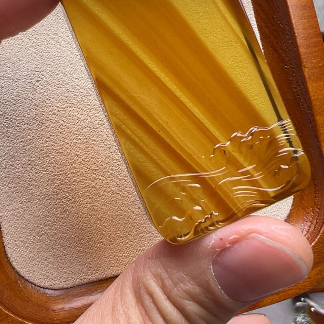 琥珀颈饰未镶嵌风生