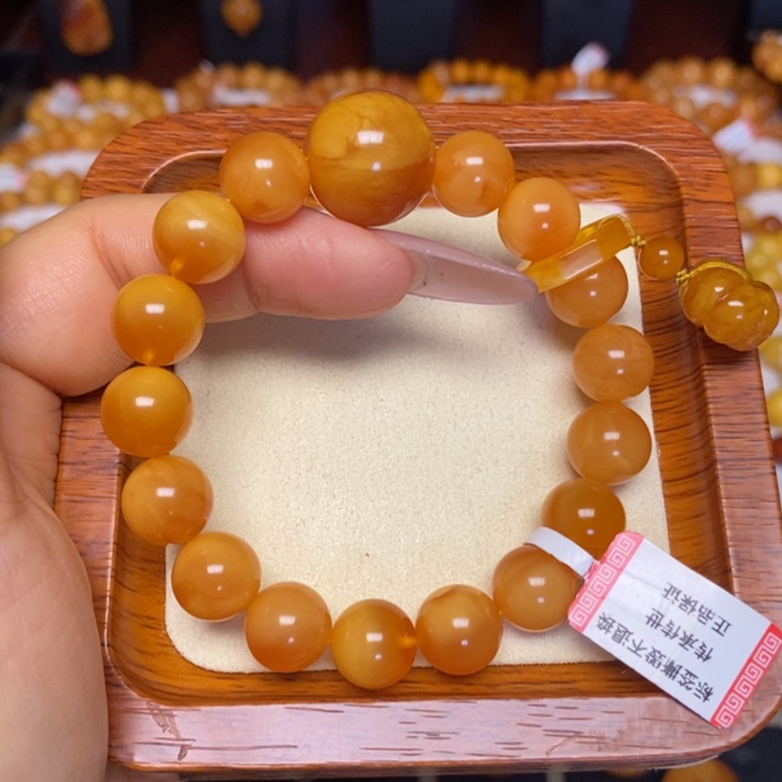 【闪购商品】蜜蜡手链未镶嵌手串