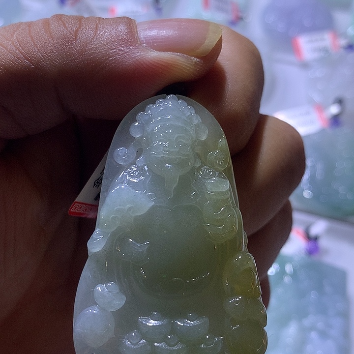 翡翠未镶嵌颈饰天然翡翠A货吊坠末镶嵌