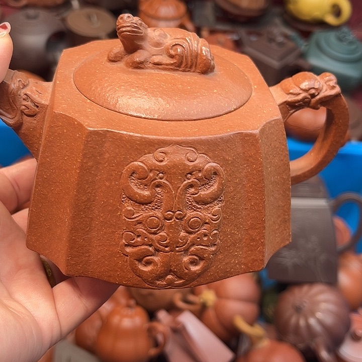 紫砂茶壶瑕疵……瑕疵也