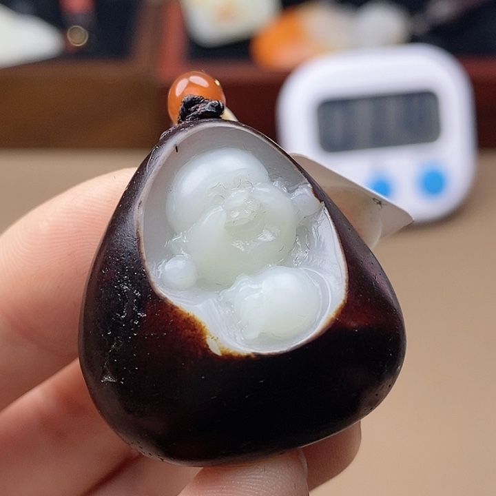 和田玉挂件未镶嵌懂*F