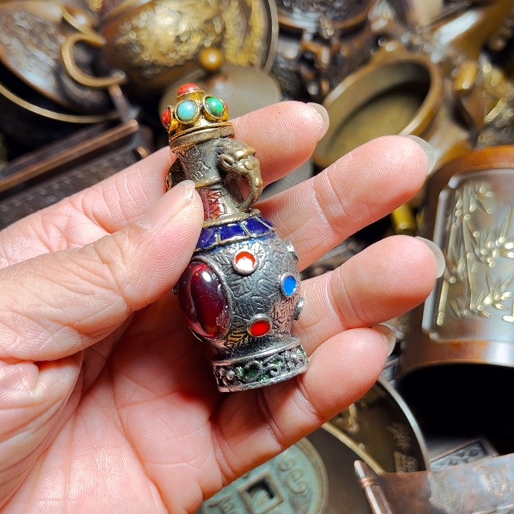 铜器摆件收收藏藏