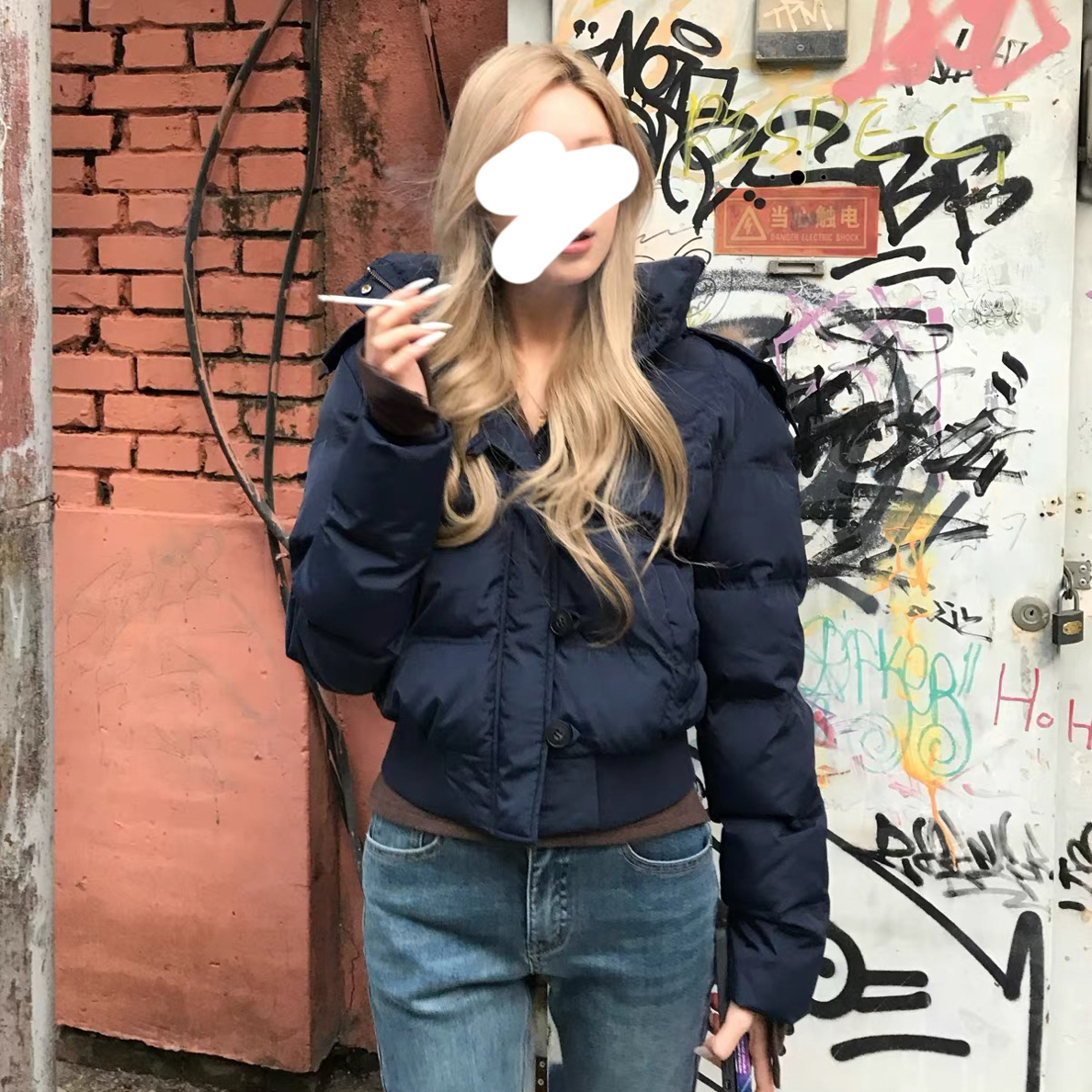 【熙浠】“南区菲奥娜”棉服毛领帽子都可拆短款冬季外套