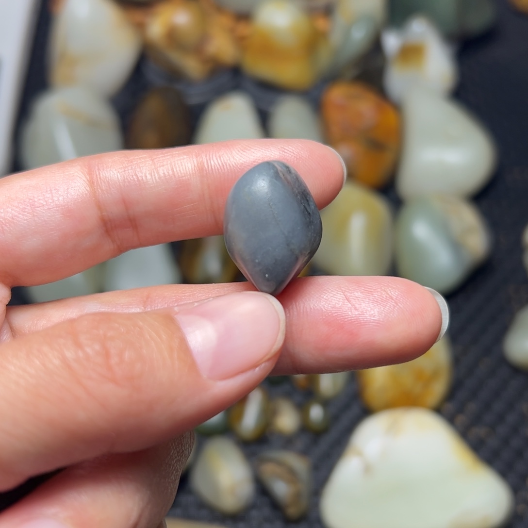 无***形和田玉未镶嵌挂件24