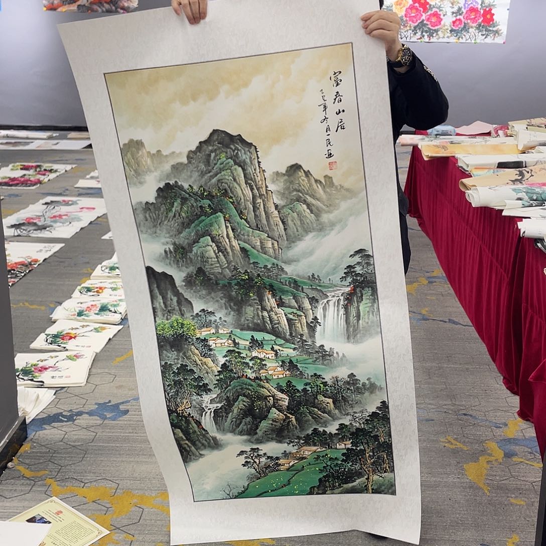 带灯款名人名作手工制作