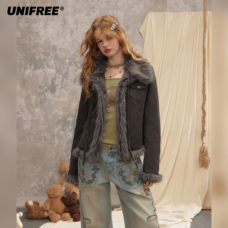 【芋总专属】UNIFREE美式复古外套U254B523E1E1-2