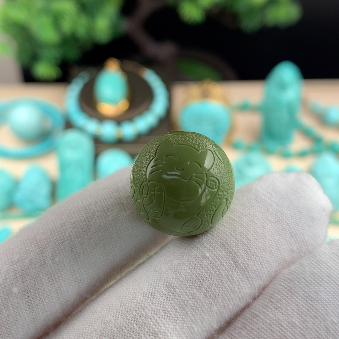 绿松石配珠卡19未镶嵌