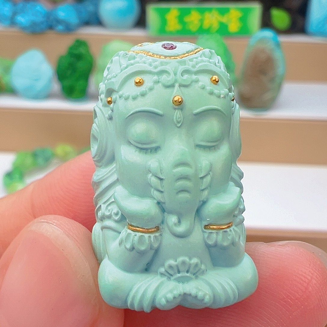 未镶嵌绿松石项链