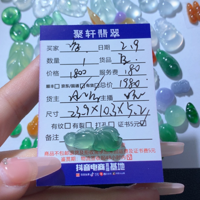 【闪购商品】翡翠颈饰未镶嵌凌**舍