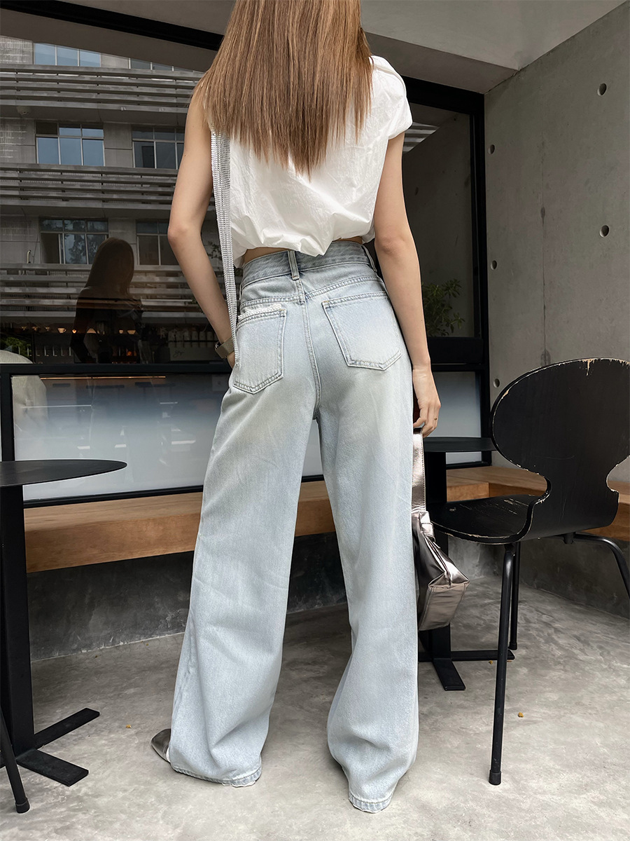 801-900女士加绒牛仔裤百搭显瘦微瑕疵尾货