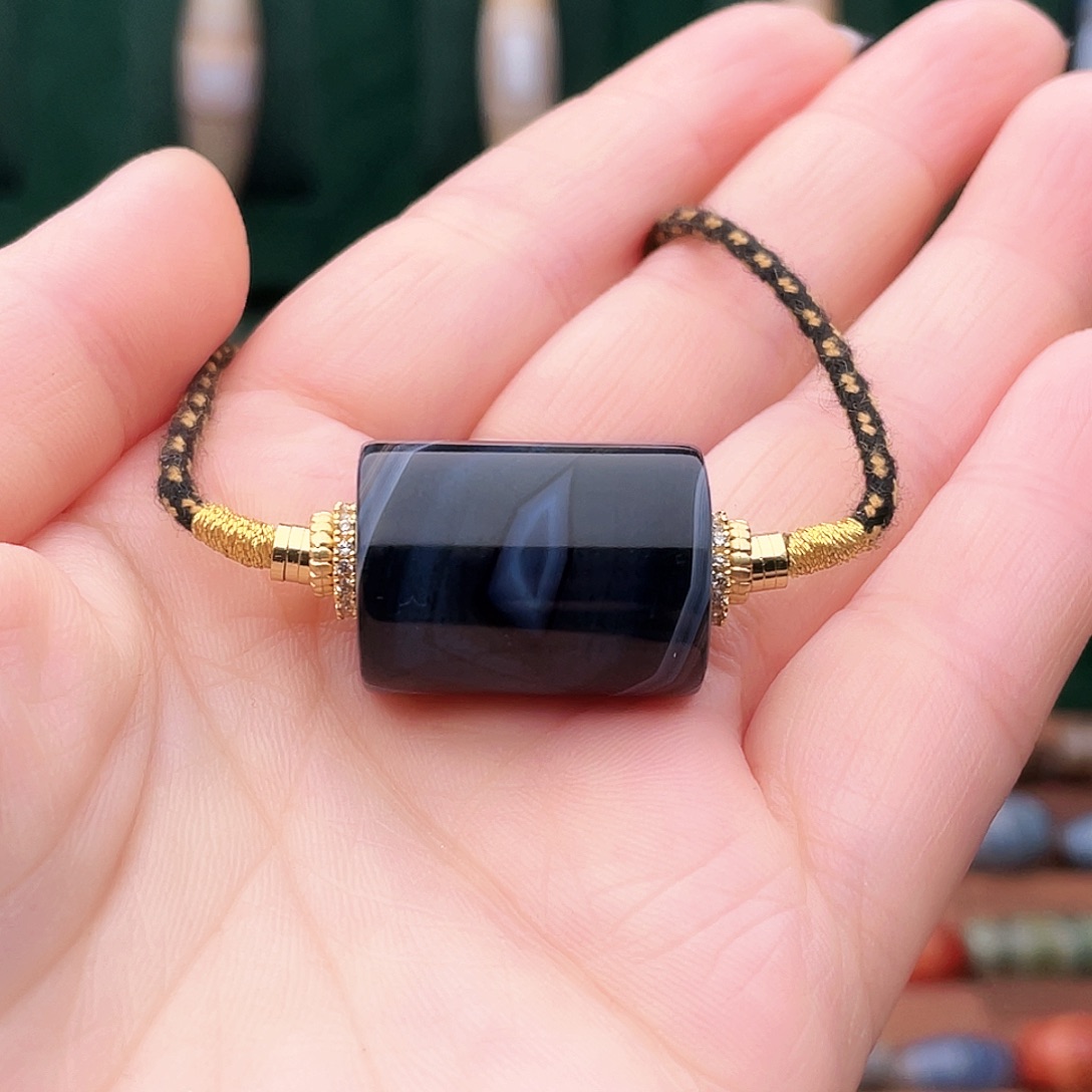 玛瑙/玉髓合金珠宝半成品