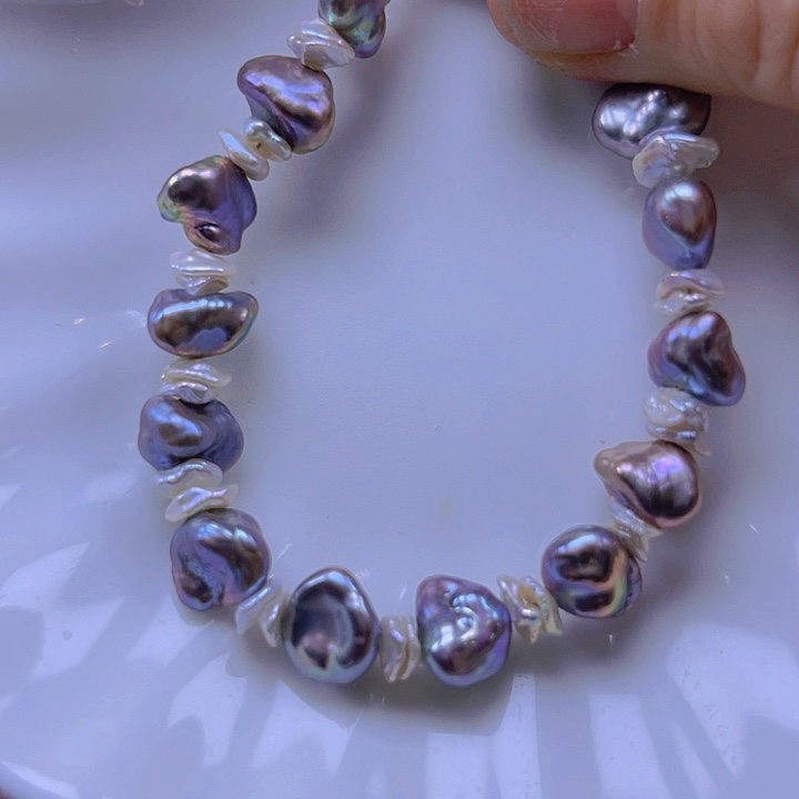 淡水珍珠手绳合金