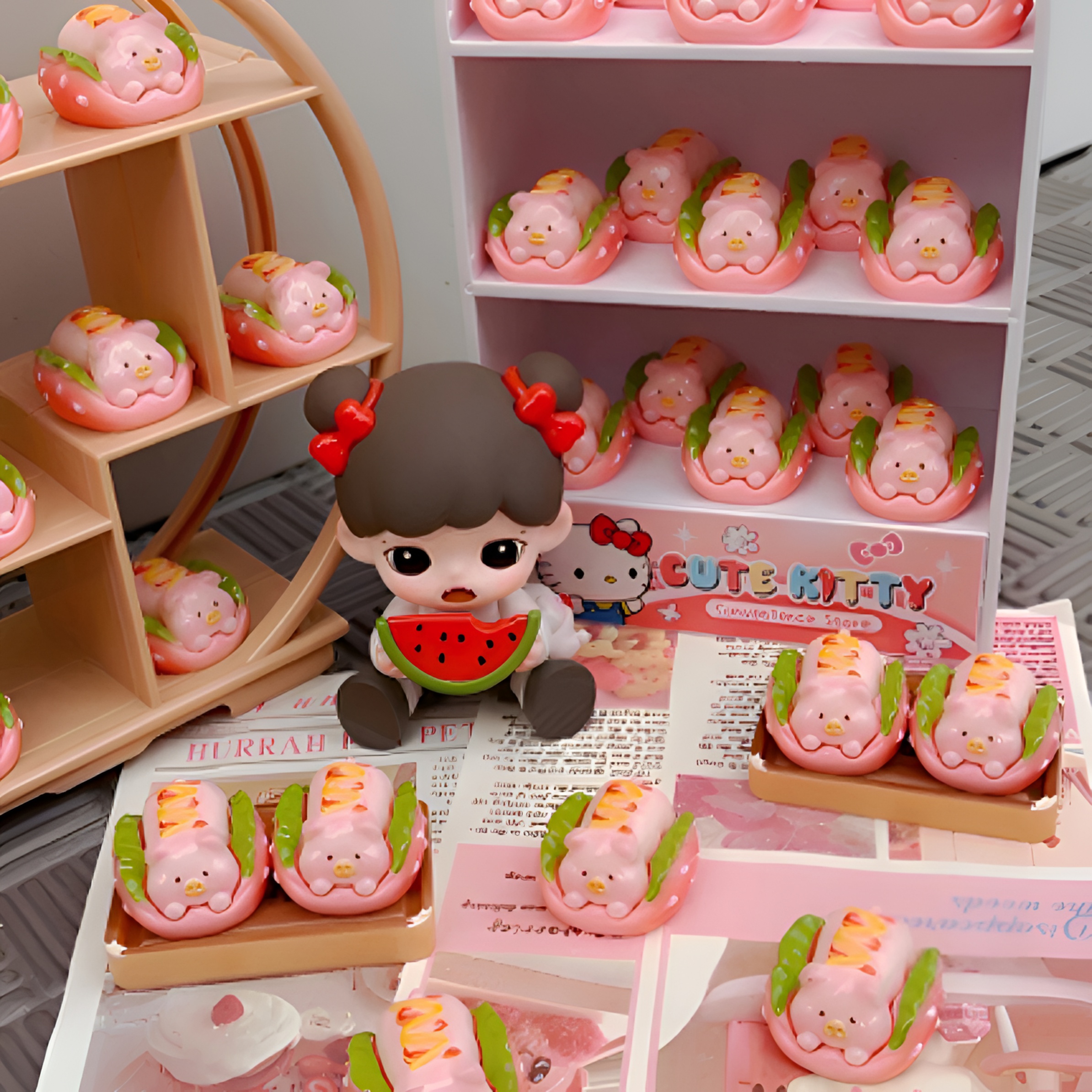 小方定制款食玩汉堡福福链接