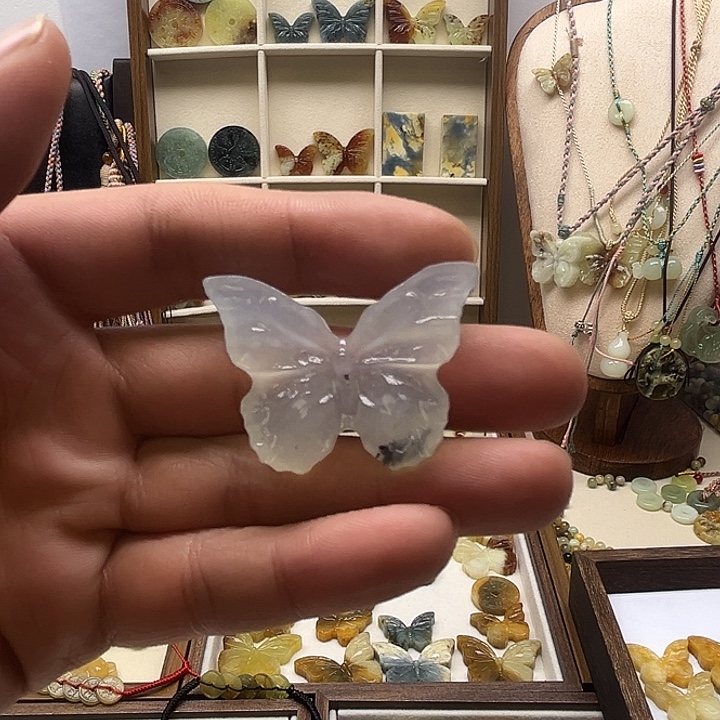 蛇纹石玉未镶嵌吊坠(赠链)