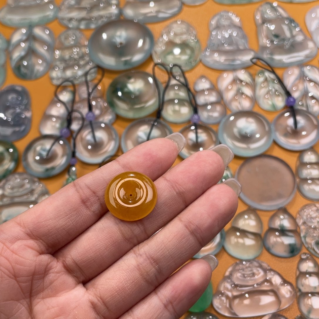 翡翠颈饰未镶嵌✨*