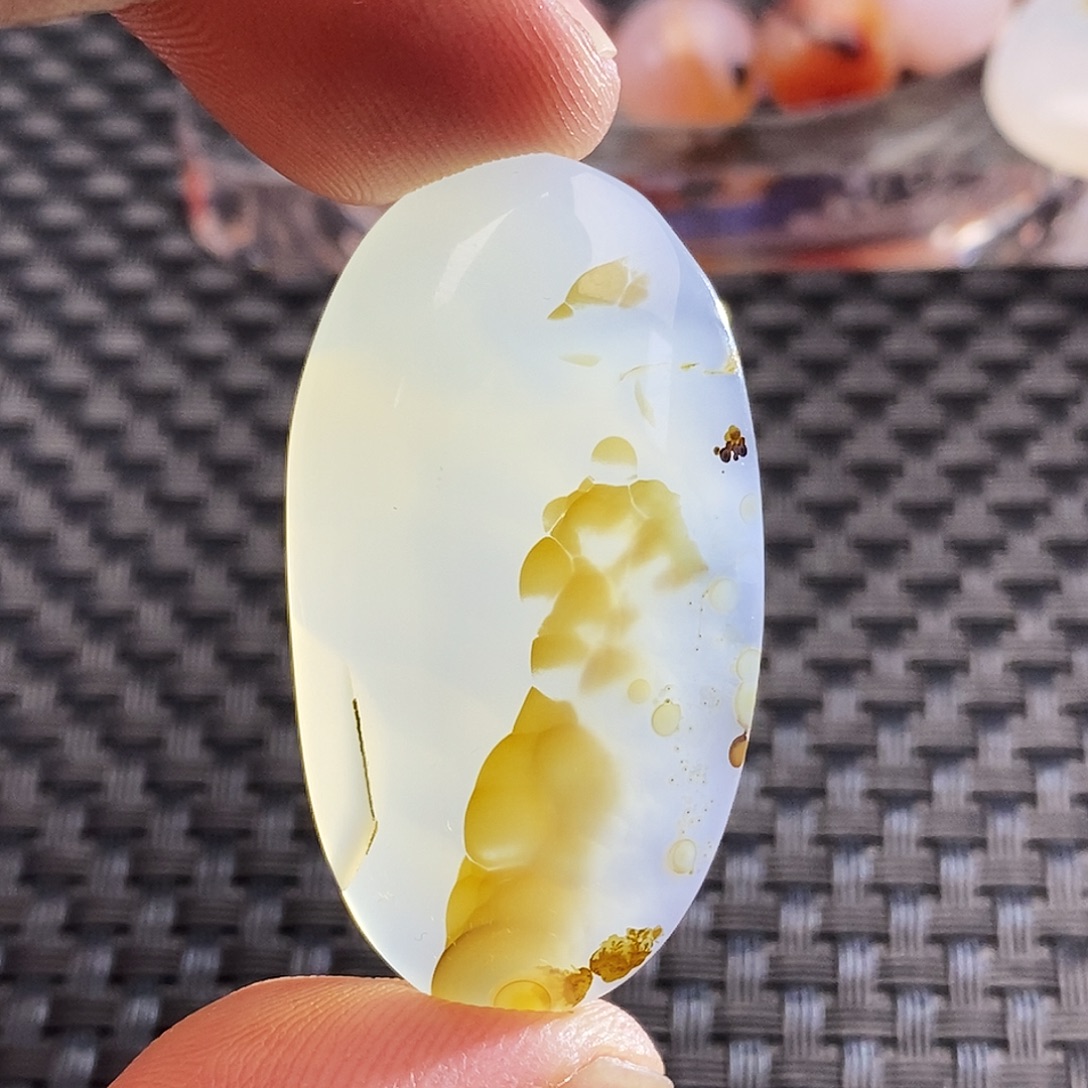 用***9玛瑙/玉髓未镶嵌吊坠(不含链)