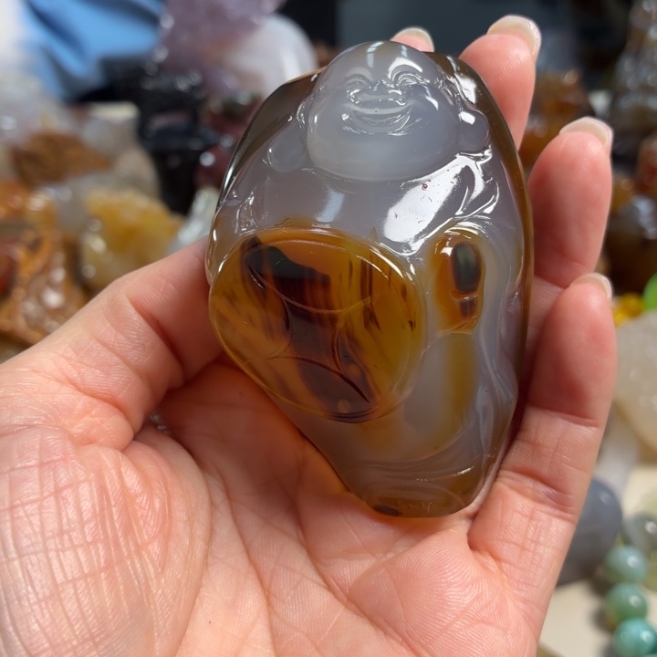 玛瑙/玉髓未镶嵌吊坠(不含链)