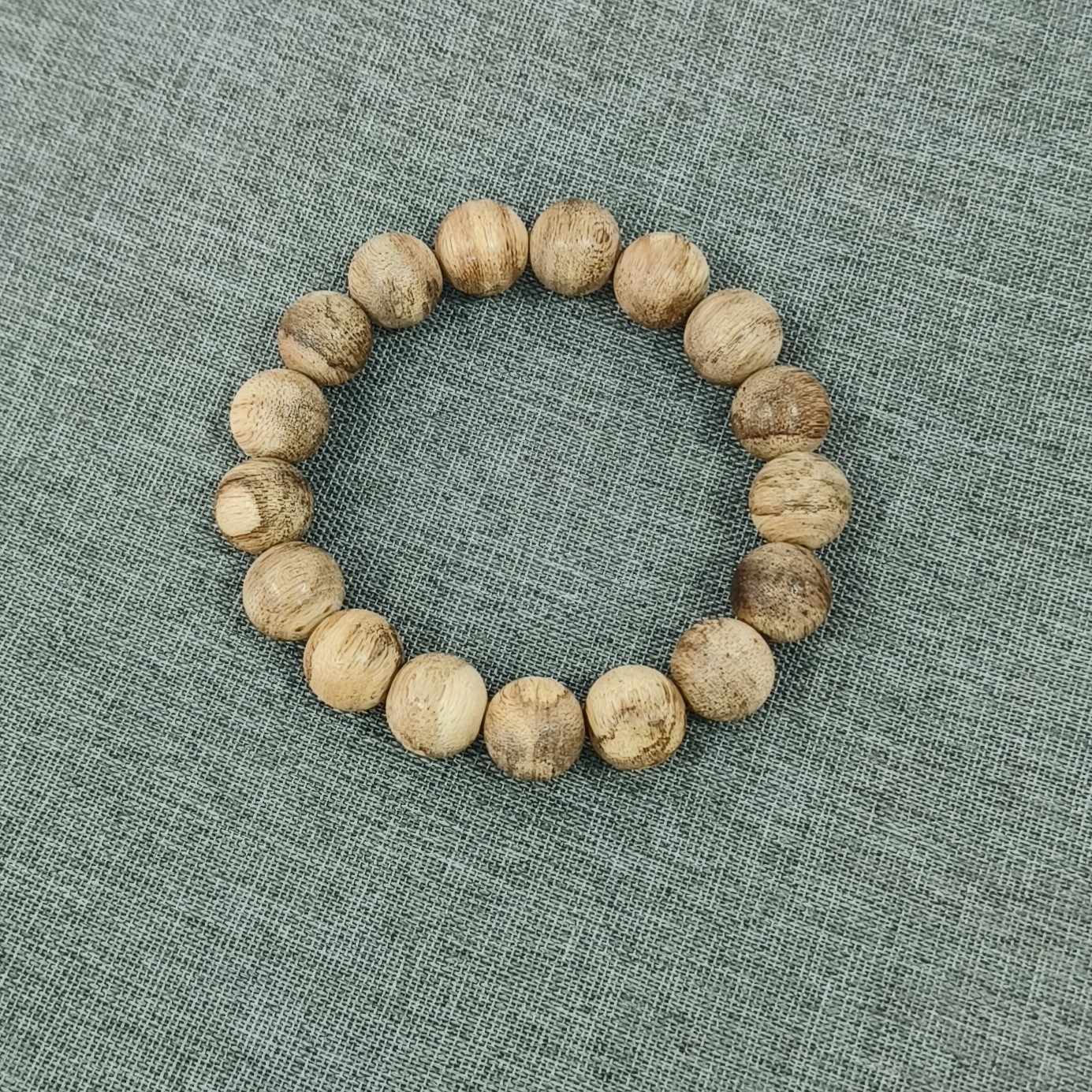 沉香国香天然土沉沉香圆珠1.2单圈多样性发一