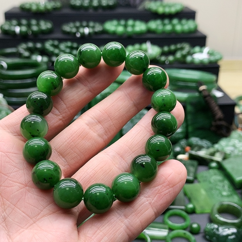 【闪购商品】和田玉（碧玉）手链未镶嵌