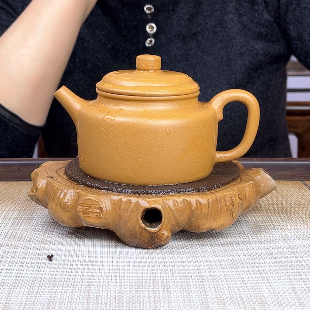 紫砂茶壶宜兴黄金段260cc