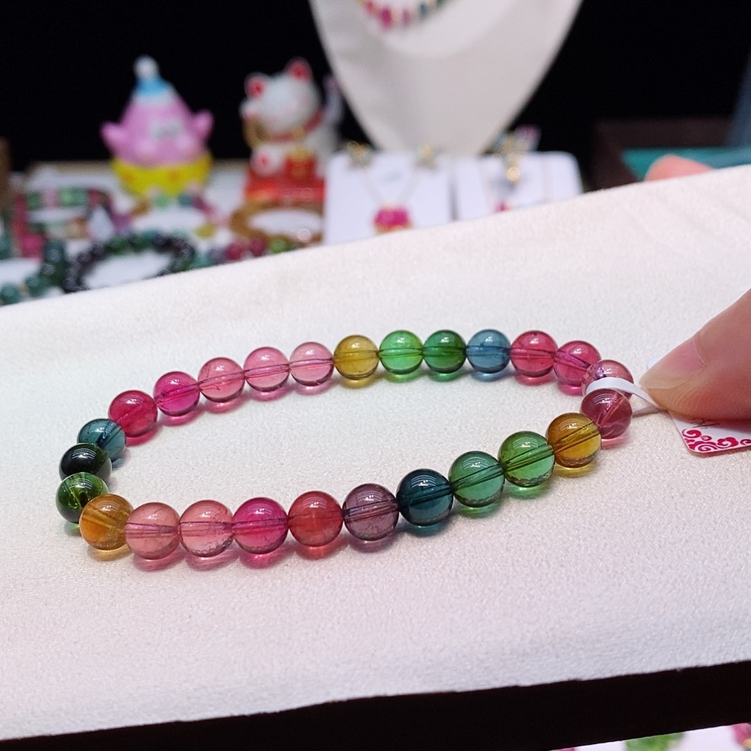 碧玺碧玺手链未镶嵌