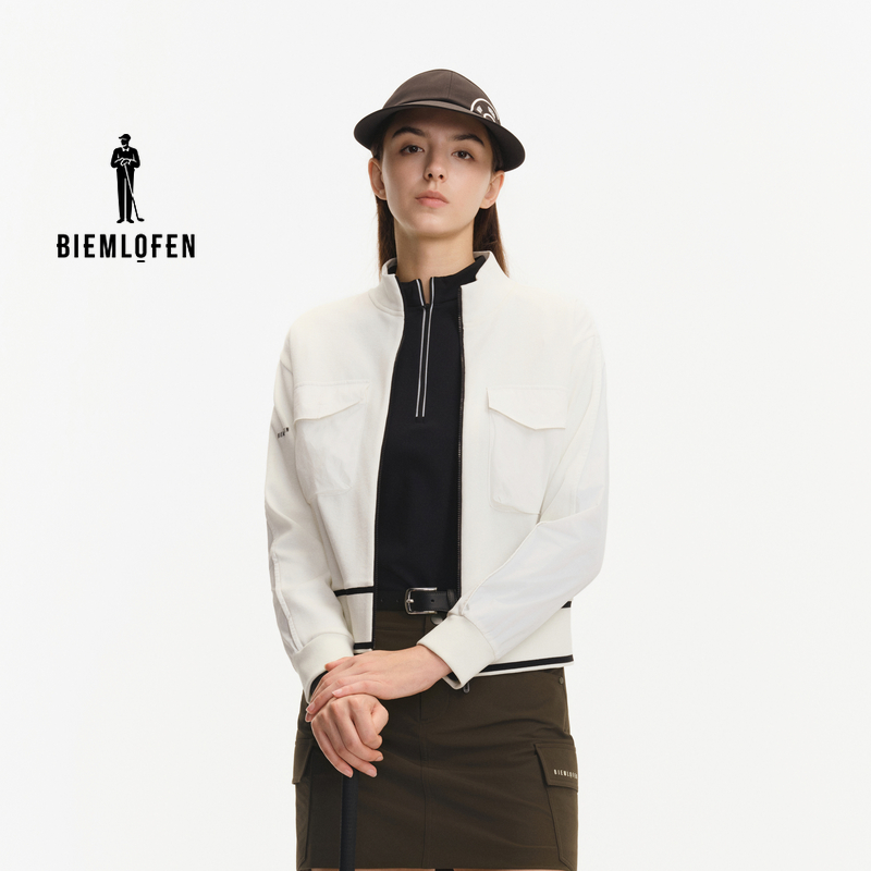 【挺括弹力】比音勒芬高尔夫2025年秋季新品女士工装运动休闲外套