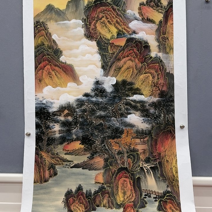 国画书法作品多次参加