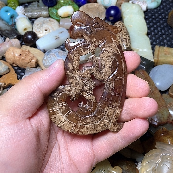 和田玉未镶嵌颈饰146