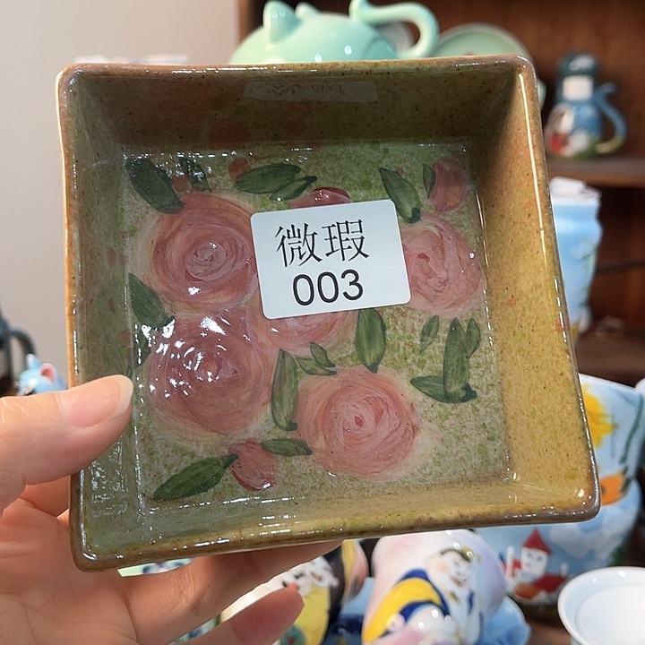 陶景德镇釉下手绘陶瓷 