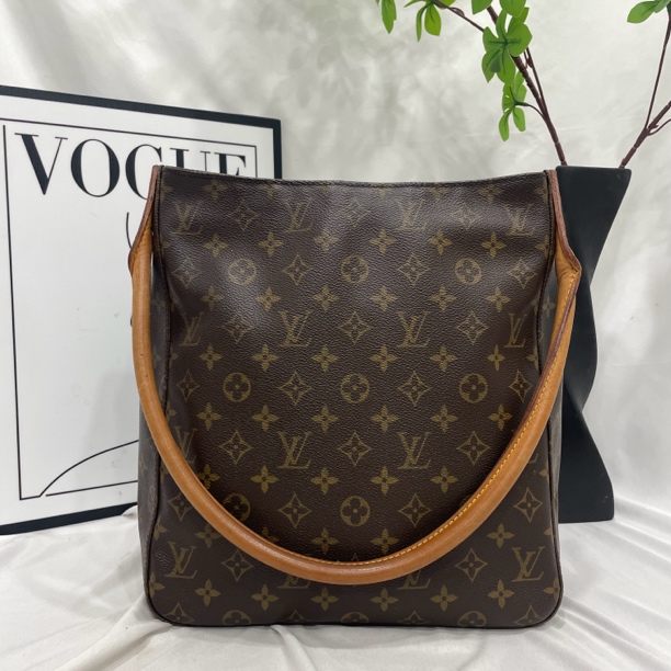 95新 LouisVuitton/路易威登 中古包包looping 单肩/15705 拆修