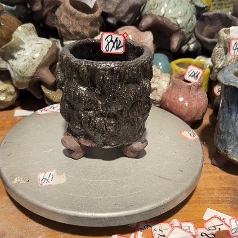 粗陶花盆制作就这样了，