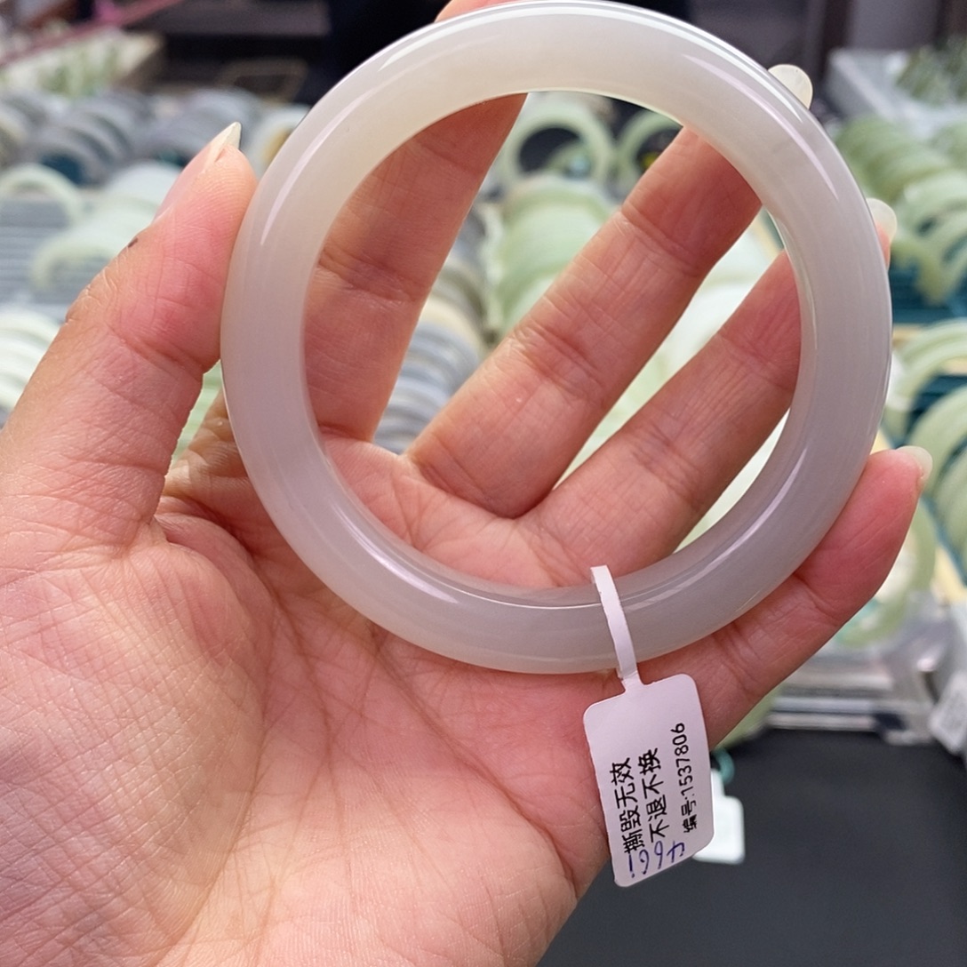 和田玉未镶嵌珠宝奇石和田玉手镯59.60