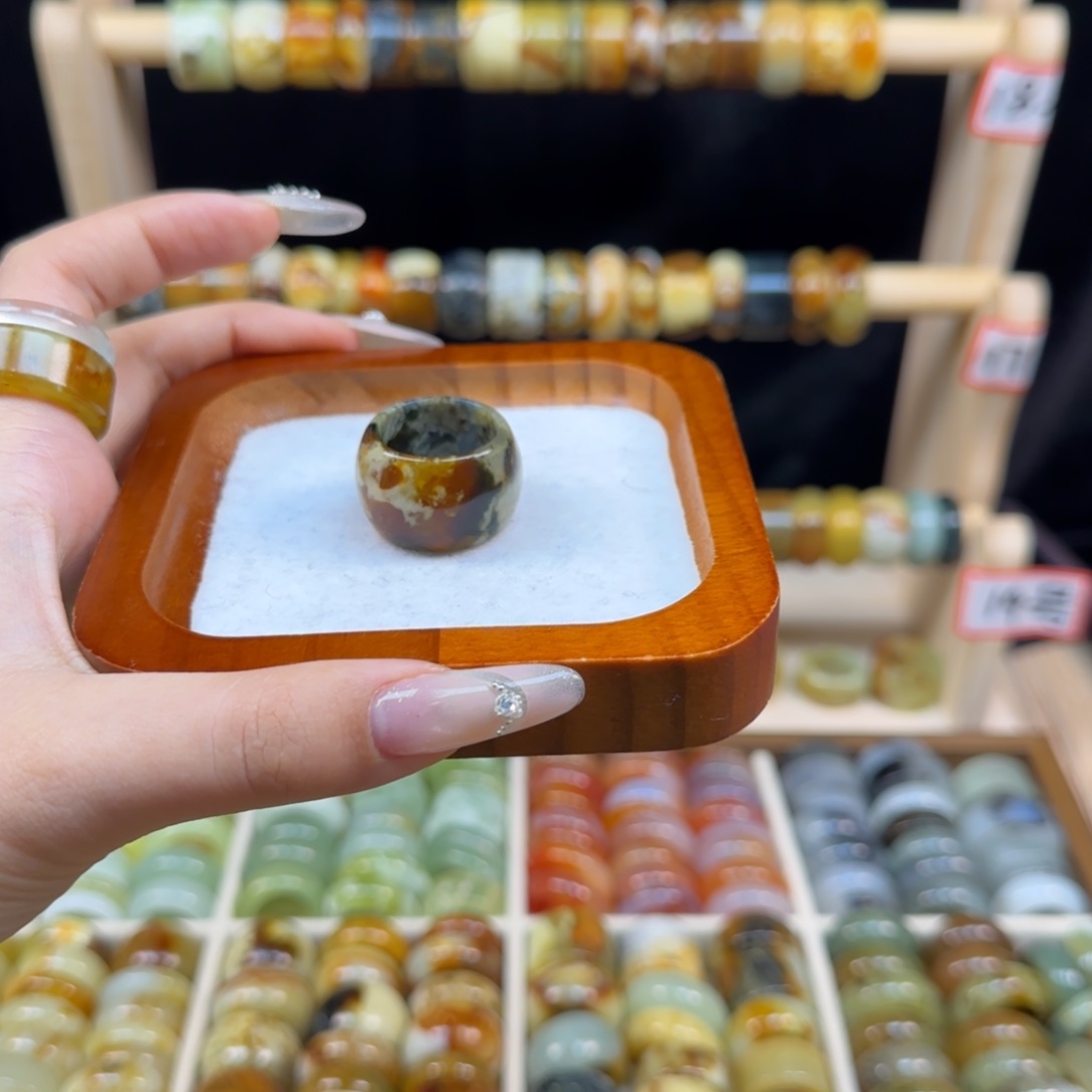 蛇纹石玉内径18.7合金?****?