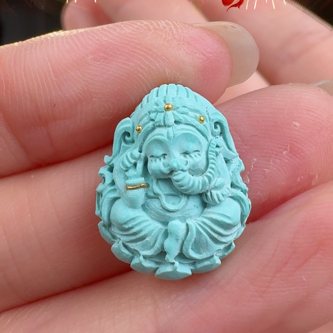 绿松石珠宝奇石未镶嵌