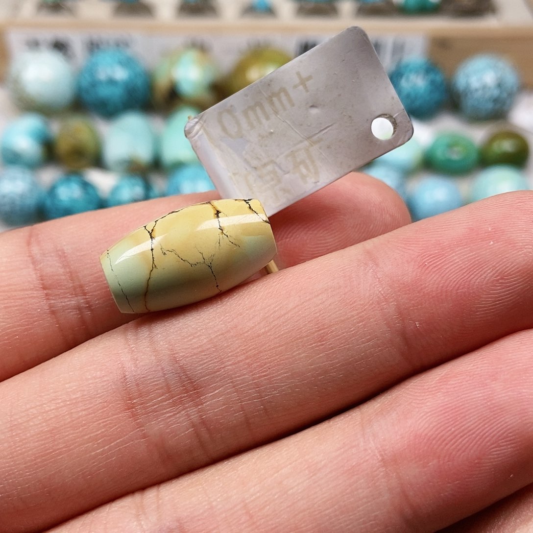 未镶嵌绿松石珠宝半成品