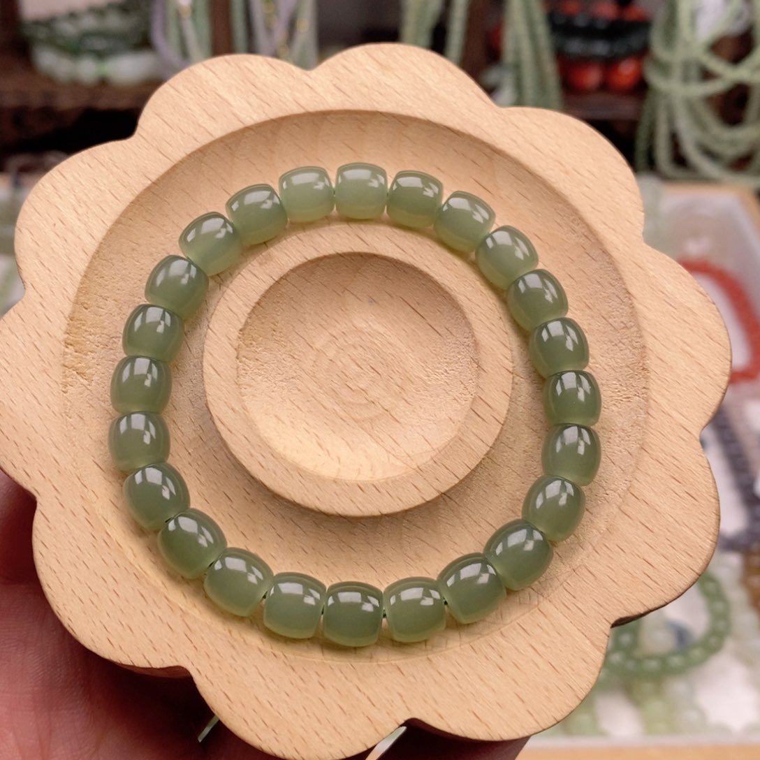 和田玉手链未镶嵌橙*