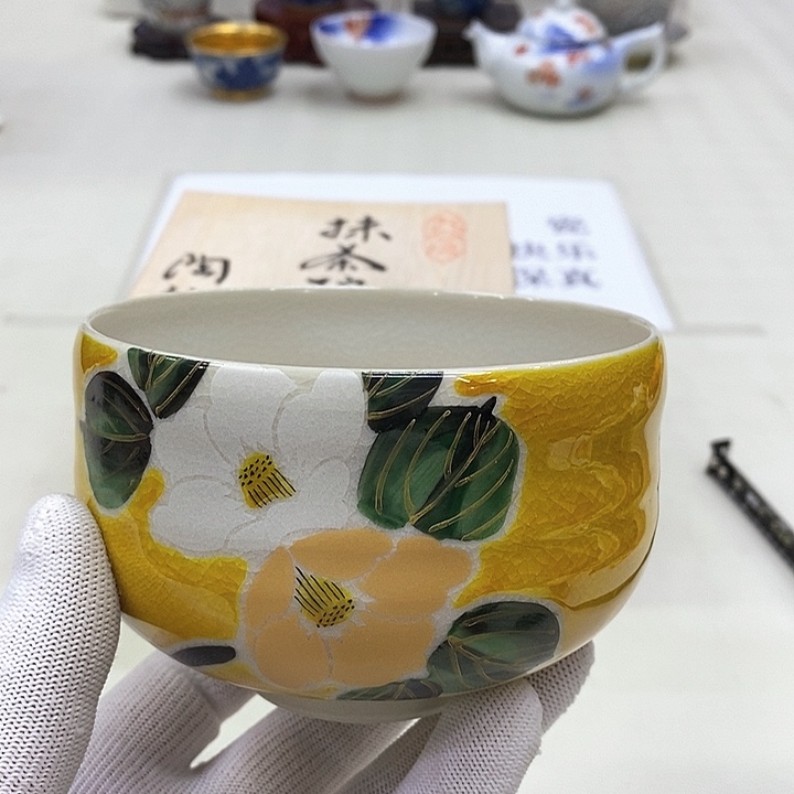 摆件进口瓷器九谷