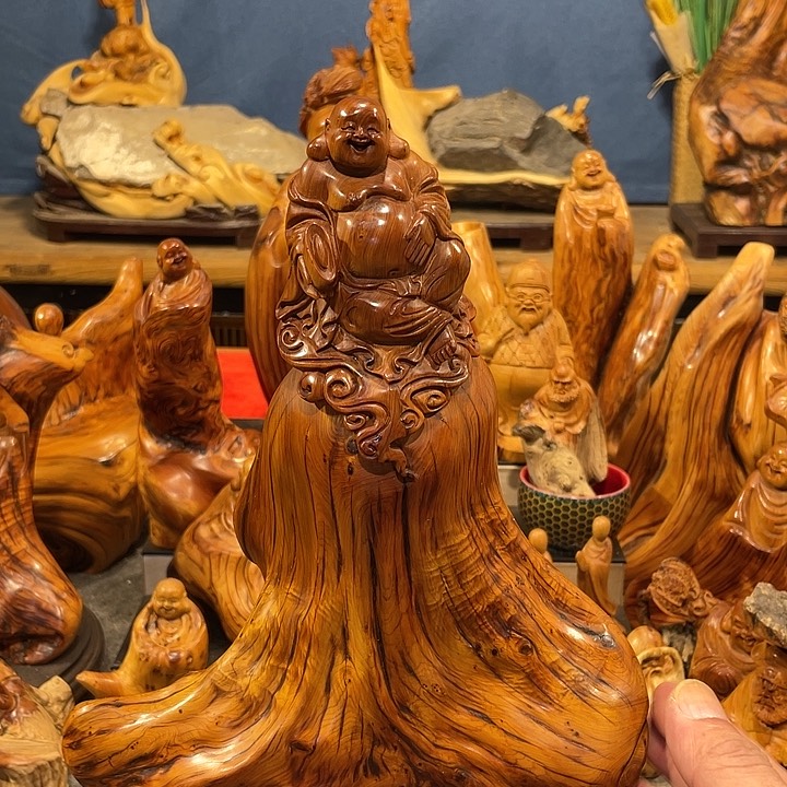 柏木（崖柏）太行崖柏根雕摆件