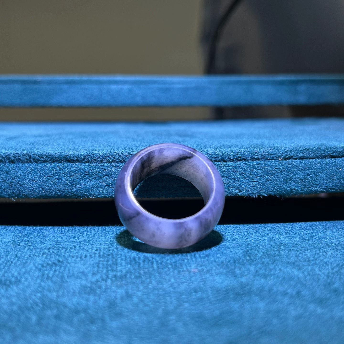 新疆和田玉 戒指 意境十足 17.5mm（孤）
