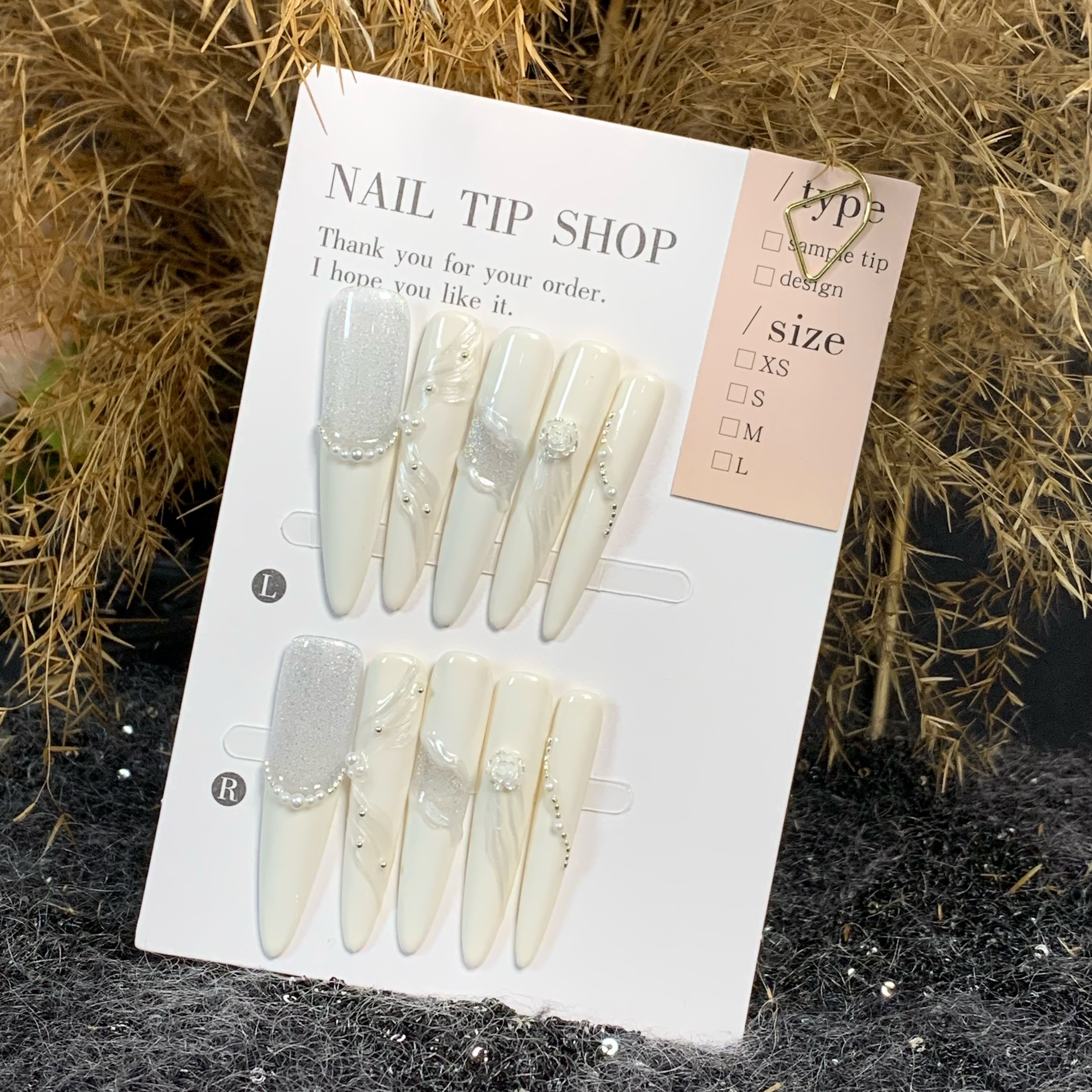 【过款链接】纯手工穿戴甲 秋冬新款纯欲猫眼纯手工穿戴美甲