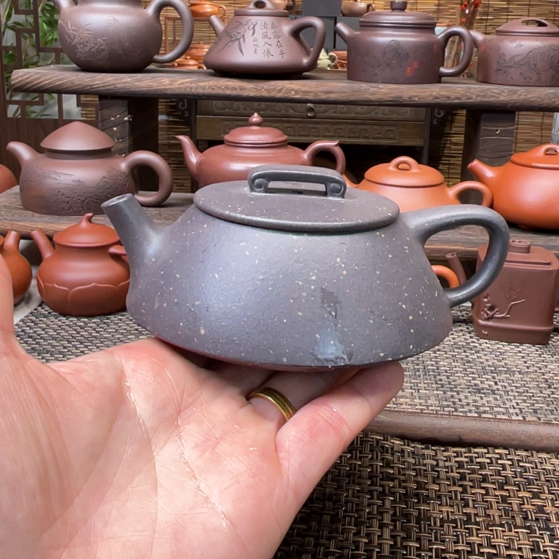 紫砂茶壶宜兴原矿紫砂手工制180