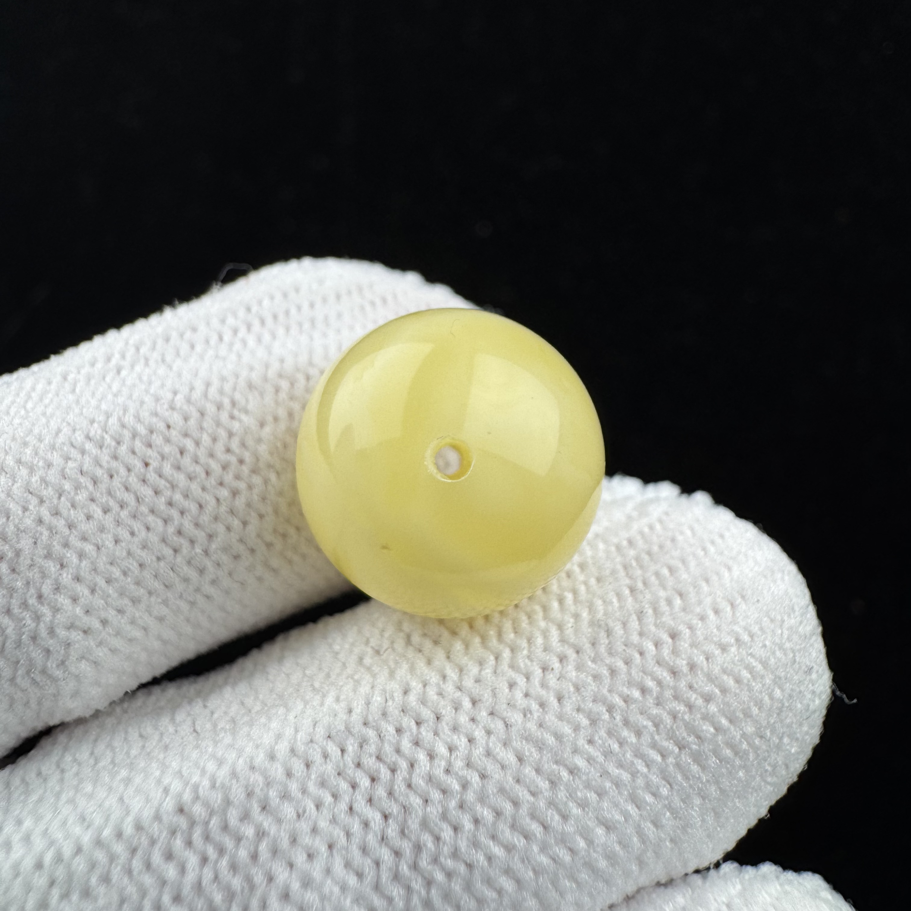 A3016天然蜜蜡制品 圆珠14.2mm一物一图假一罚十