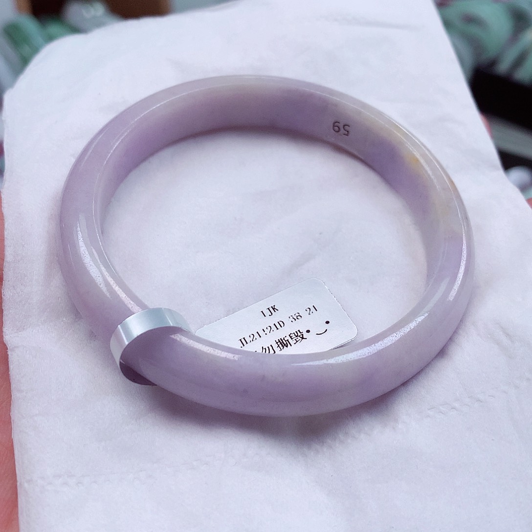 翡翠手镯未镶嵌58-60没种