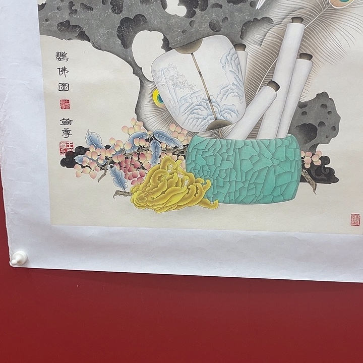 国画鹦鹉12345678