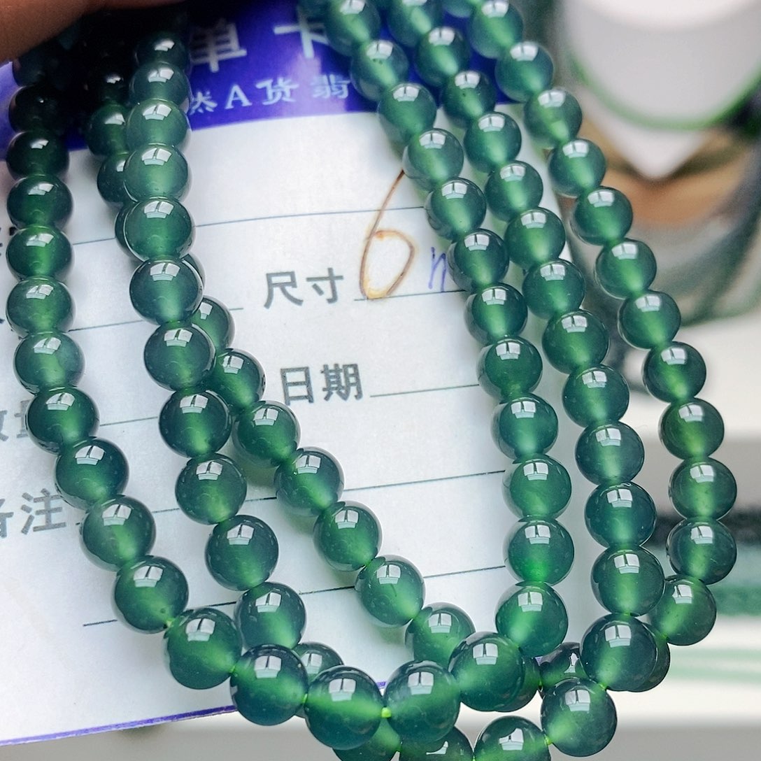 未镶嵌手串翡翠翡翠