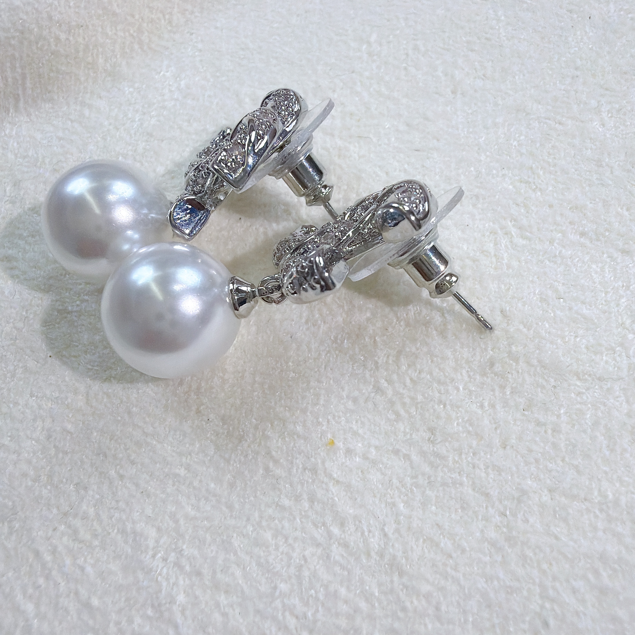 铜合金锆石耳饰 【AG•饰品】耳环AG00665