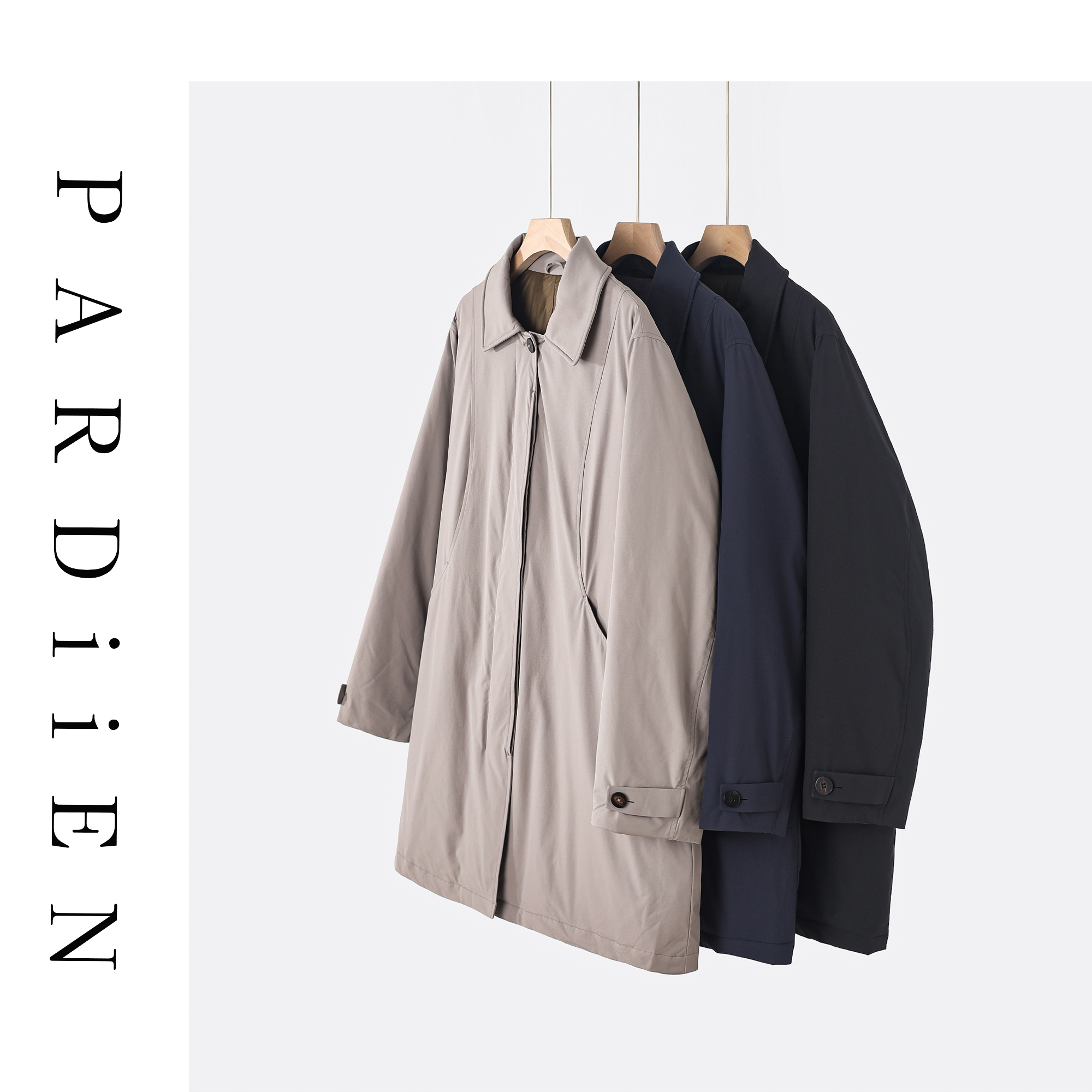 【北总严选】帕迪恩东丽休闲翻领风衣鹅绒服25PD-6097