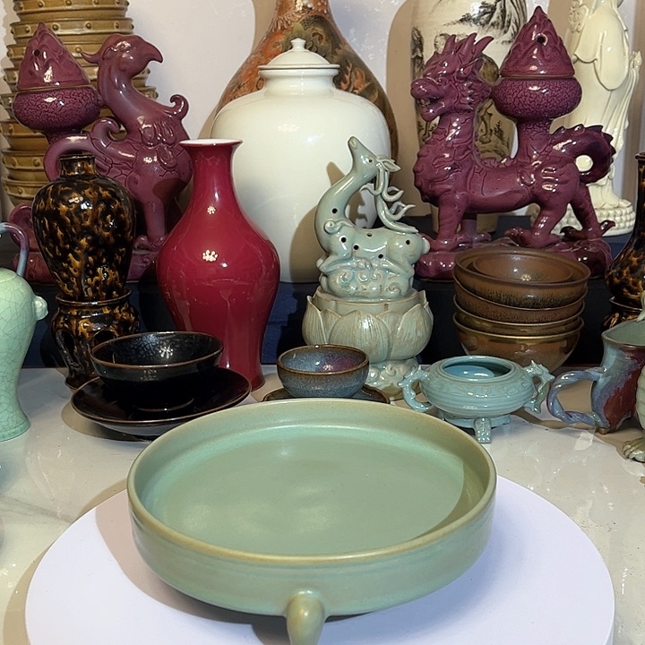 瓷片摆件摆件摆件